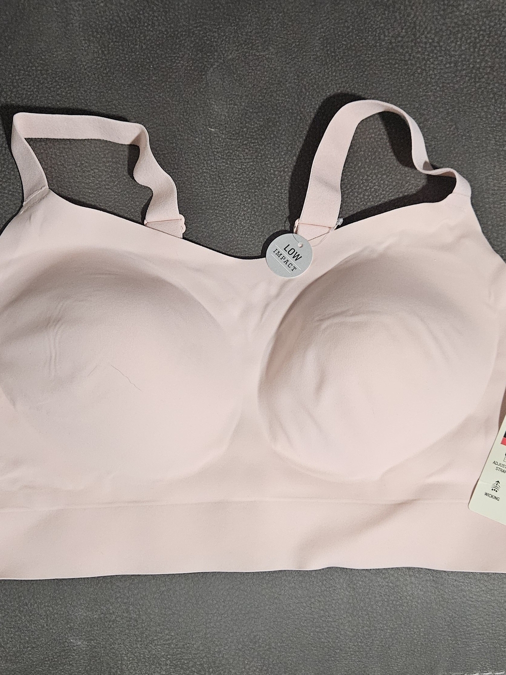 ByDuluth Trading Co Light Pink Low-Impact Sports Bra